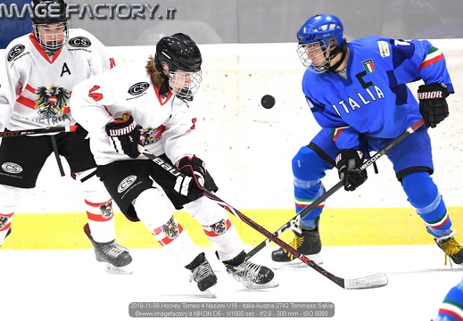 2018-11-08 Hockey Torneo 4 Nazioni U16 - Italia-Austria (0-2)